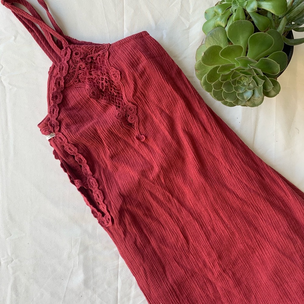 Volcom: Stone Row Collection Boho Crochet Dress